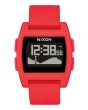 Reloj de mareas Nixon Base Tide rojo frontal