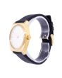 Reloj Nixon Time Teller Quartz Negro-Blanco-Dorado lateral