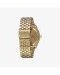Reloj analógico sumergible Nixon Time Teller Dorado-Blanco Unisex correa de malla
