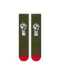 Calcetines Stance Renegades Rage Against the Machine verdes Frontal