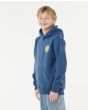 Niño con Sudadera de capucha Rip Curl Wetsuit Icon azul marino claro 8-16 años lateral