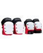 Juego de protecciones para Skate Pro-Tec Pads Street en rojo, negro y blanco para Adulto 