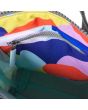 Mochila pequeña impermeable Roka Bantry B Sustainable Lava Multicolor interior