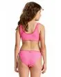 Niña con bikini bralette Roxy Aruba Rosa posterior
