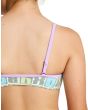 Niña con bikini bralette Roxy Letter Up Verde Oil Green tirante ajustable