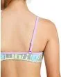 Niña con bikini bralette Roxy Letter Up Verde Oil Green tirante ajustable