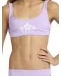 Niña con Bikini Bralette Roxy Girl Solid Active Violeta serigrafía
