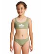 Niña con Bikini Roxy Girl Solid Active RG Oil Green