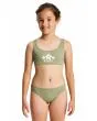 Niña con Bikini Roxy Girl Solid Active RG Oil Green