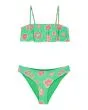 Bikini con volantes Roxy Tropicool Verde con estampado floral para niña 8-16 años