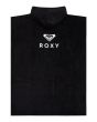 Poncho cambiador Roxy Sunny Joy Negro Antracita para mujer posterior