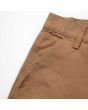 Pantalón largo Carhartt WIP Ruck Single Knee Pant Marrón para hombre bolsillo lateral