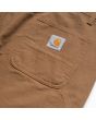 Pantalón largo Carhartt WIP Ruck Single Knee Pant Marrón para hombre etiqueta