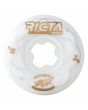 Ruedas para Skate Ricta 53mm Johnson Orbital Naturals Mid 99a blancas y doradas