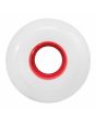 Ruedas para Skate Cruiser Ricta 53mm Clouds 86a blancas y rojas posterior