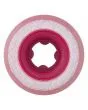 Ruedas de Skateboard Ricta Shanahan Crystal Cores 53mm 95a transparentes y rojas posterior