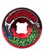 Ruedas de Skate Santa Cruz x Stranger Things Vomits 54mm 99A rojas y negras