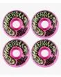 Pack 4 Ruedas para Skate Slime Balls 54mm Snot Rockets Pastel Pink 95a 
