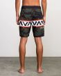 Hombre con Bañador RVCA Bruce II Trunk 19" Verde Camo posterior