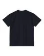 Camiseta de manga corta Carhartt WIP Chase color Dark Navy-Gold para hombre posterior