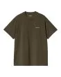 Camiseta de manga corta Carhartt WIP S/S Script Embroidery T-Shirt Turtle-Air Pink para hombre