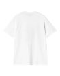 Camiseta orgánica Carhartt WIP Solar Chrome C-Logo blanca para hombre vista trasera