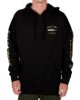 Hombre con Sudadera de capucha Salty Crew Bruce Negra frontal