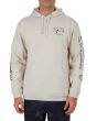 Hombre con Sudadera de capucha Salty Crew Bruce Hood Fleece color Blanco Hueso frontal