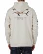 Hombre con Sudadera de capucha Salty Crew Bruce Hood Fleece color Blanco Hueso