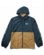 Cazadora con capucha Salty Crew Surface Windbreaker Azul Marino-Paja para hombre