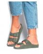 Chanclas ecológicas Cacatoès Rio de Janeiro khaki oscuro Unisex puestas