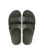Chanclas ecológicas Cacatoès Rio de Janeiro khaki oscuro Unisex