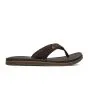 Sandalias Quiksilver Haleiwa Plus marrones para hombre lateral