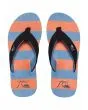 Sandalias Quiksilver Molokai Layback azules, rojas y negras para hombre