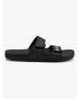 Chanclas Quiksilver Rivi Double negras para hombre derecha 