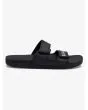 Chanclas Quiksilver Rivi Double negras para hombre derecha 