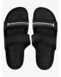 Chanclas Quiksilver Rivi Double negras para hombre superior