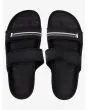 Chanclas Quiksilver Rivi Double negras para hombre superior