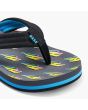 Chanclas Reef Kids Ahi Bolt Up azules para niño puntera