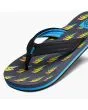 Chanclas Reef Kids Ahi Bolt Up azules para niño tira
