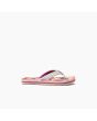 Chanclas Reef Kids Ahi Coral Pineapples tono coral para niña derecha