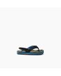 Sandalias Reef Little Ahi Bolt Up azules para niño lateral