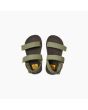 Sandalias Reef Little Ahi Convertible verdes y marrones para niño