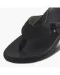 Sandalias Reef Cushion Phantom 2.0 Negras para hombre correa de cuero nobuck sintético