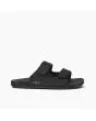 Sandalias veganas Reef Cushion Tradewind Negras para hombre lateral