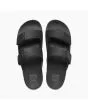 Sandalias veganas Reef Cushion Tradewind Negras para hombre superior