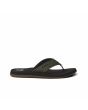 Sandalias Reef The Layback color negro y verde oliva para hombre lateral