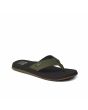 Sandalias Reef The Layback color negro y verde oliva para hombre