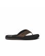 Sandalias Reef The Layback Negro-Marrón Tostado para hombre lateral