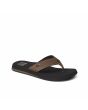 Sandalias Reef The Layback Negro-Marrón Tostado para hombre